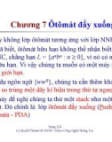 Bài giảng môn lý thuyết ôtômát và ngôn ngữ hình thức - Chương 7