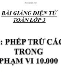 Bài giảng Phép trừ các số trong phạm vi 10 000 - Toán 3 - GV.Ng.P.Hùng