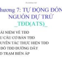 Bài giảng Chương 7 - Tự động đóng nguồn dự trữ