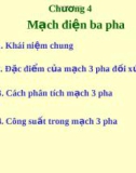 Giáo trình kỹ thuật mạch điện- Chương 4: Mạch điện ba pha