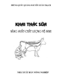 Khai thác sữa -Năng suất - chất lượng - vệ sinh -Giới thiệu