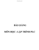 Bài giảng Lập trình PLC