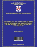 Đề tài nghiên cứu khoa học: Ảnh hưởng của lưu lượng nước giải nhiệt cho hệ thống điều hòa không khí trung tâm đến hiệu quả làm việc của bộ xử lý nước điện phân