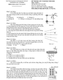 Đề thi học kì 1 môn Vật lí 2 năm 2019-2020 có đáp án - Trường Đại học sư phạm Kỹ thuật, TP HCM (Ngày thi: 09/01/2020)