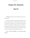 Chapter 015. Headache (Part 9)