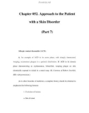 Chapter 052. Approach to the Patient with a Skin Disorder (Part 7)