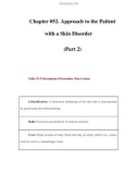 Chapter 052. Approach to the Patient with a Skin Disorder (Part 2)