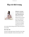 Họa từ thời trang