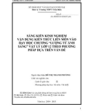 Sáng kiến kinh nghiệm: Vận dụng kiến thức liên môn vào dạy học chương “lượng tử ánh sáng” Vật lý lớp 12 theo phương pháp dựa trên vấn đề