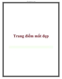 Trang điểm mắt đẹp