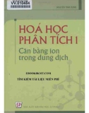 hóa học phân tích 1 – cân bằng ion trong dung dịch: phần 1