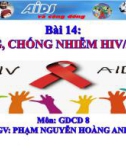 Bài giảng môn GDCD lớp 8 - Bài 14: Phòng, chống nhiễm HIV/AIDS