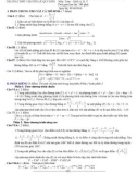 Đề thi và đáp án kỳ thi thử ĐH lần 2 môn Toán khối A-B-V (2009-2010)_THPT Chuyên Lê Quý Đôn Bình Định