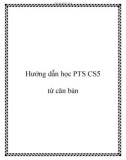 Hướng dẫn học PTS CS5 từ căn bản