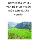 ÔN THI ĐỊA LÝ 12 VẤN ĐỀ PHÁT TRIỂN THỦY SẢN VÀ LÂM NGHIỆP