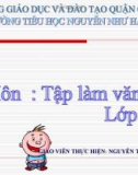 Bài giảng Tập làm văn: Lớp 5 - Cấu tạo của bài văn tả người