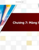 Chương 7: Mảng hai chiều