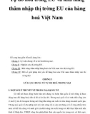 Tự do hóa trong EU và khả năng thâm nhập thị trờng EU của hàng hoá Việt Nam _10