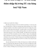 Tự do hóa trong EU và khả năng thâm nhập thị trờng EU của hàng hoá Việt Nam_3