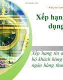 Thuyết trình: Xếp hạng tín dụng