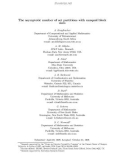 Báo cáo toán học: The asymptotic number of set partitions with unequal block sizes