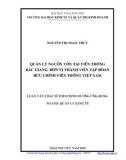 Luận văn Thạc sĩ Quản lý kinh tế: Quản lý nguồn vốn tại Viễn thông Bắc Giang, đơn vị thành viên của Tập đoàn Bưu chính Viễn thông Việt Nam