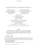 Báo cáo toán học: Asymptotics of Some Convolutional Recurrences