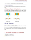 Các linh kiện điện tử cao cấp (TRANSISTOR,MOSFET,THYRISTOR...)