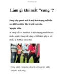 Làm gì khi mắt sưng?