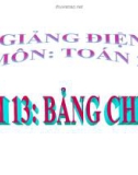 Bài giảng Bảng chia 3 - Toán 2 - GV.Lê Văn Hải