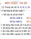 Bài giảng Toán 1 chương 3 bài 4: Một chục. Tia số