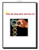 Toàn bộ công thức Sinh học 12