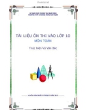 Tài liệu ôn thi vào lớp 10 môn Toán - Vũ Văn Bắc