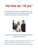 Một lãnh đạo “dễ gần”