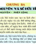 Bài giảng Toán giải tích 1: Chương 3 - Dương Minh Đức