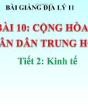 Bài giảng Cộng hòa nhân dân Trung Hoa (tiết 2)- Địa lý 11 - GV.Trần Thanh Nhàn