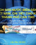 Kịch bản nước biển dâng cho Việt Nam,chi tiết cho khu vực Cần Thơ