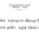 Bốn nguyên động lực gây ra giấc ngủ thôi miên