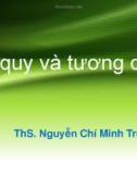 Bài giảng Hồi quy và tương quan - ThS. Nguyễn Chí Minh Trung