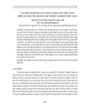 Vai trò lãnh đạo của Đảng Cộng sản Việt Nam trên con đường đi lên chủ nghĩa xã hội ở Việt Nam