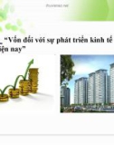 Đề Tài: Vốn đối với sự phát triển kinh tế Việt Nam