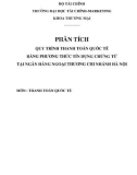 Báo cáo: Phân tích quy trình thanh toán quốc tế bằng phương thức tín dụng chứng từ tại Ngân hàng Ngoại thương chi nhánh Hà Nội