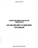 Phương pháp tìm Giá trị lớn nhất và giá trị nhỏ nhất của hàm số