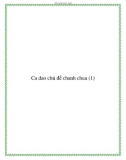 13 bài ca dao chủ đề chanh chua