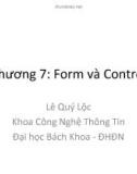 Tương tác người máy - Chương 7: Form và Control