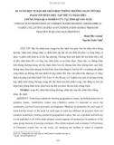 Xung đột về bảo hộ nhãn hiệu thông thường mang tên địa danh với nhãn hiệu tập thể và nhãn hiệu chứng nhận qua nghiên cứu tại tỉnh Quảng Ngãi