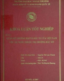 Khóa luận tốt nghiệp: Quan hệ thương mại và đầu tư của Việt Nam với các nước thuộc thị trường Bắc Mỹ