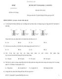 Đề thi thử CĐ ĐH năm 2010 môn Hóa học mã đề 007