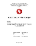 Khóa luận tốt nghiệp: Du lịch Quảng Ninh thực trạng và giải pháp