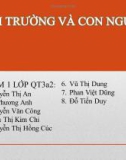 Báo cáo tốt nghiệp: Môi trường và con người